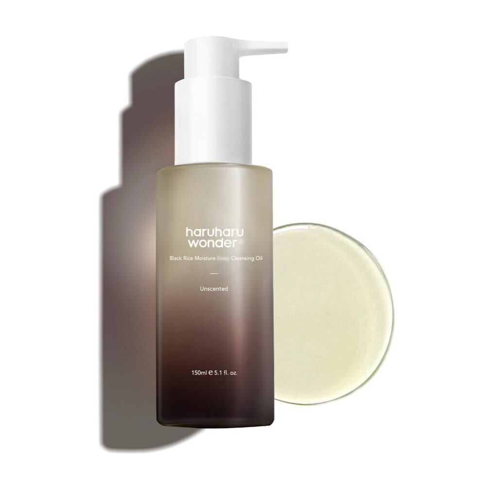 wonder Black Rice Moisture Cleansing Oil, 5.1 fl oz, Double Cleansing, Daily Mak